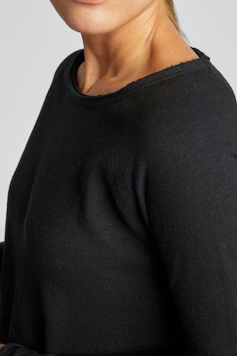 RICHROYAL Langarmshirt "2409 O HJ LS", mit offener Ausschnittkante und Saum günstig online kaufen