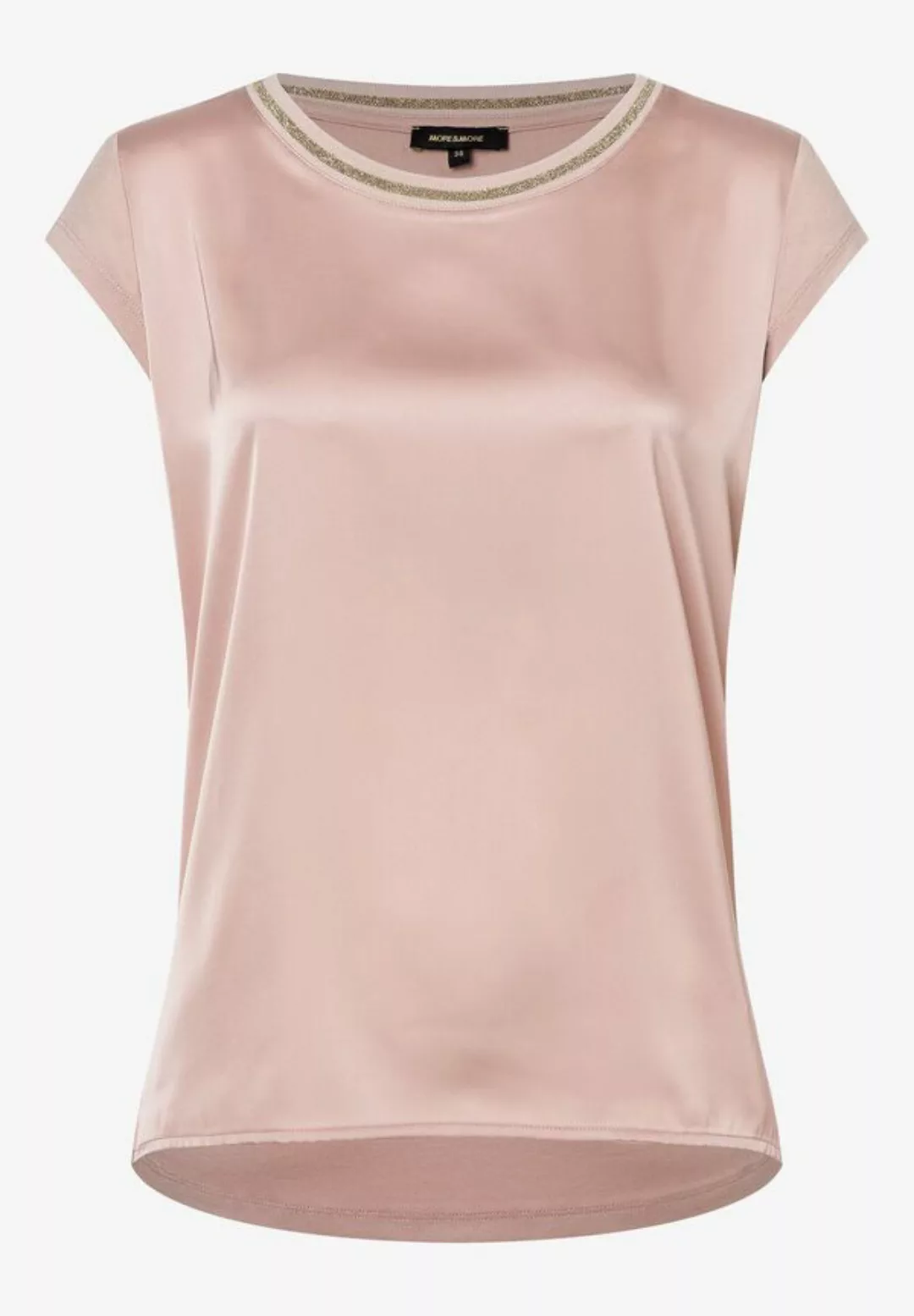 Satinfront-Shirt, powder rose, Sommer-Kollektion günstig online kaufen