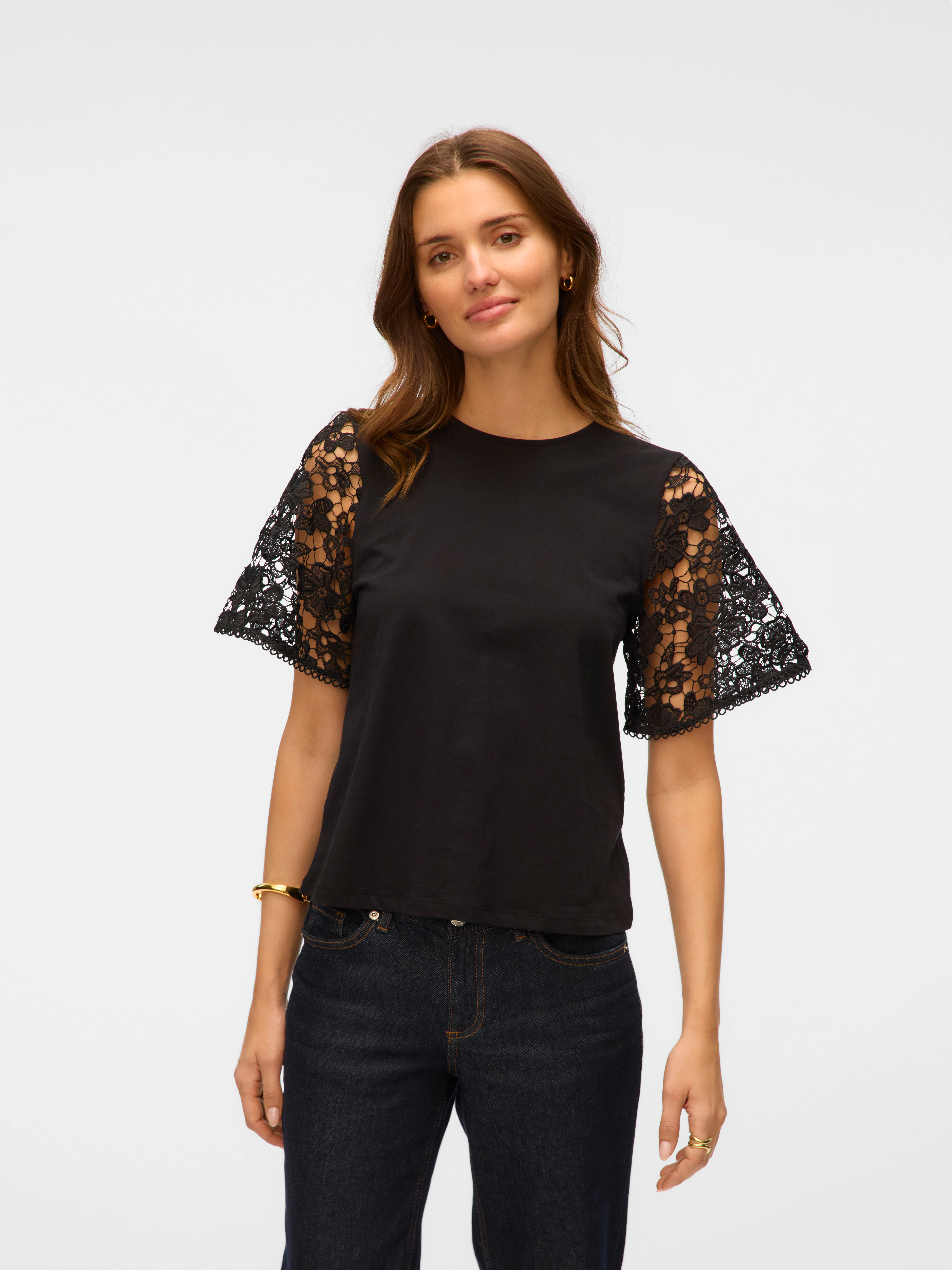 Vero Moda Kurzarmshirt VMPANNA 2/4 TOP günstig online kaufen