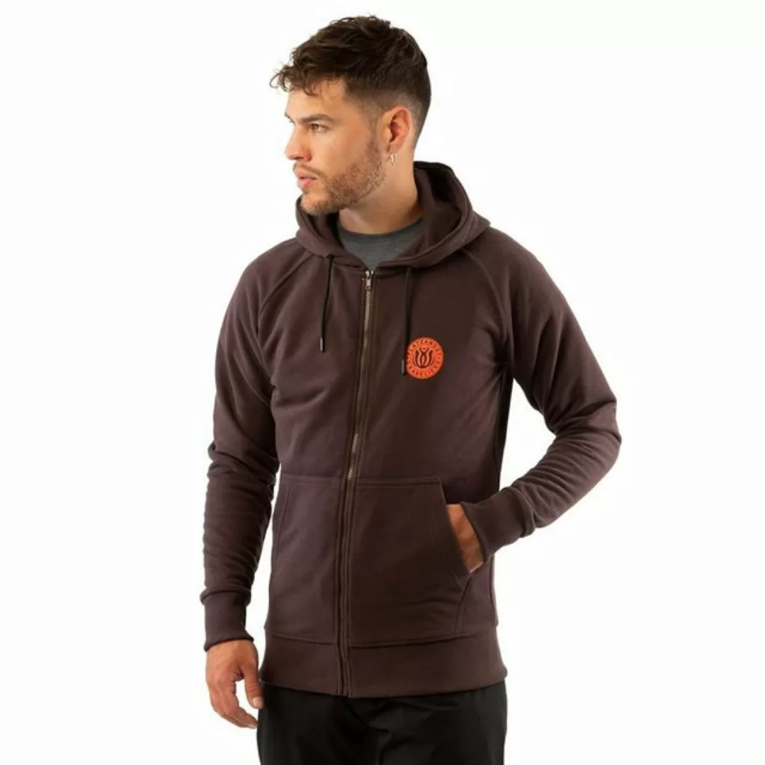 Platzangst Kapuzenpullover Hoodies Platzangst Explore Zip Braun S (1-tlg) günstig online kaufen