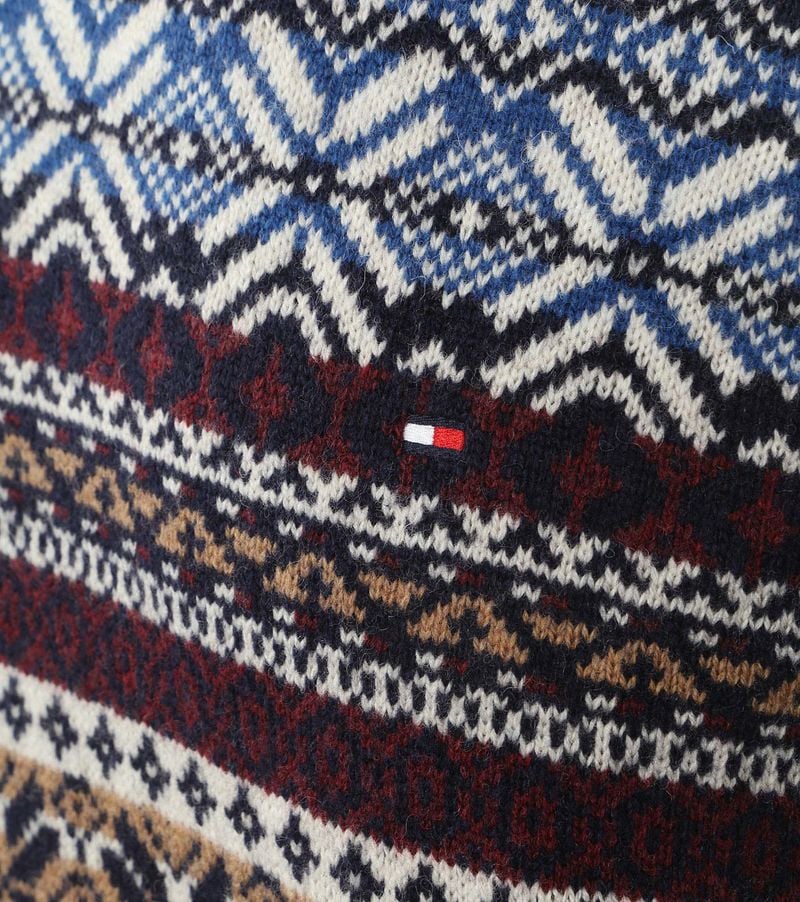 Tommy Hilfiger Fairisle Pullover Druck Camel - Größe XXL günstig online kaufen