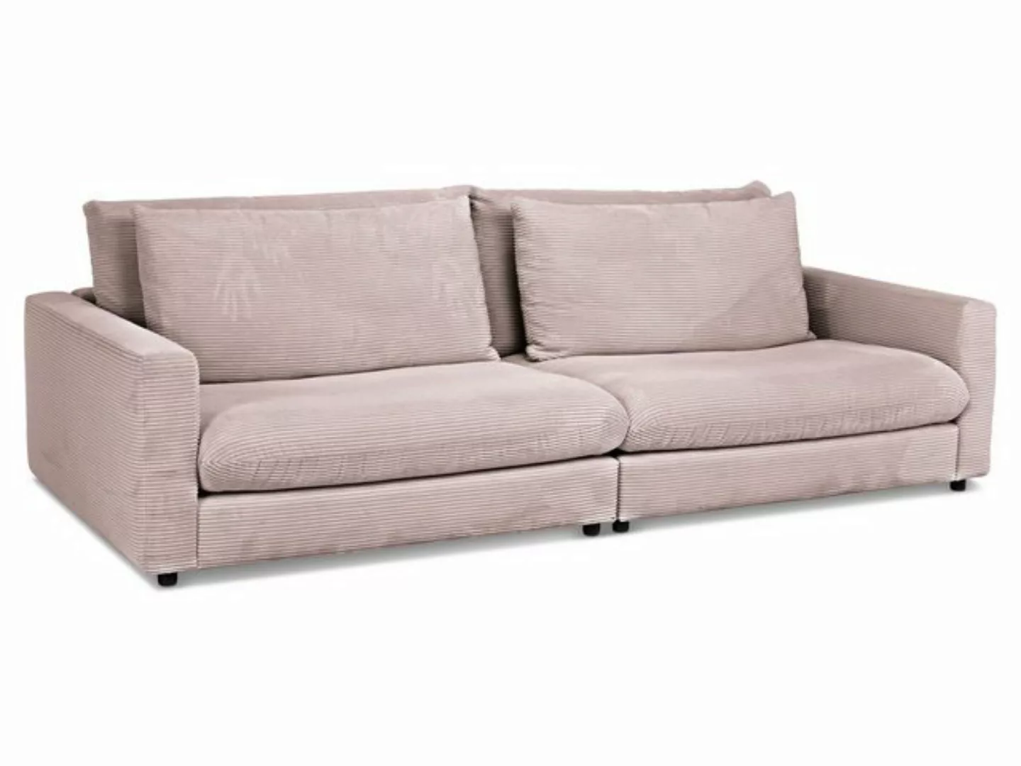 SANSIBAR Living Sofa Sofa SANSIBAR DAGEBÜLL BHT 268x87x127 cm rosa Couch Ei günstig online kaufen