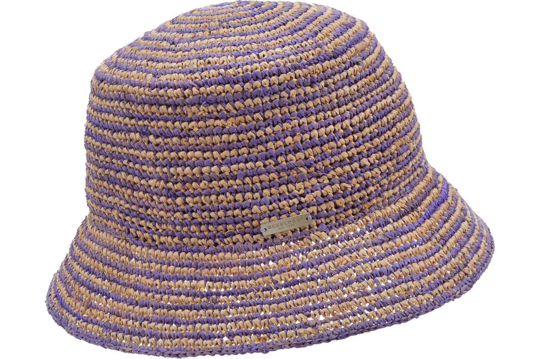 Seeberger Fischerhut Raffiastroh Fischerhut gestreift 55339-0 günstig online kaufen