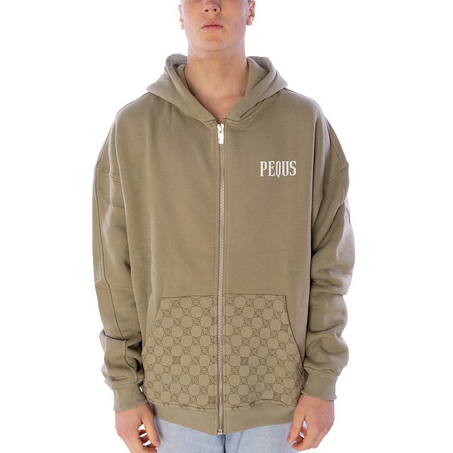 PEQUS Sweatjacke Ziphoodie Pequs Aether Monogram günstig online kaufen