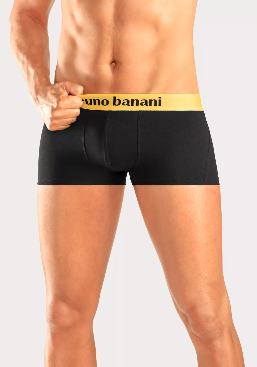 Bruno Banani Hipster, (Packung, 4 St.), knapp sitzende Boxershorts mit Logo günstig online kaufen