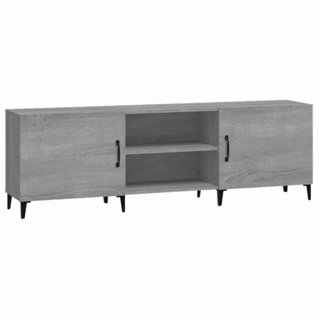 furnicato TV-Schrank Grau Sonoma 150x30x50 cm Holzwerkstoff günstig online kaufen