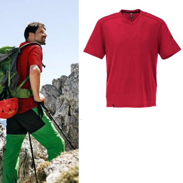 Maul T-Shirt Maul - Grieskogel XT fresh - Herren T-Shirt - rot günstig online kaufen