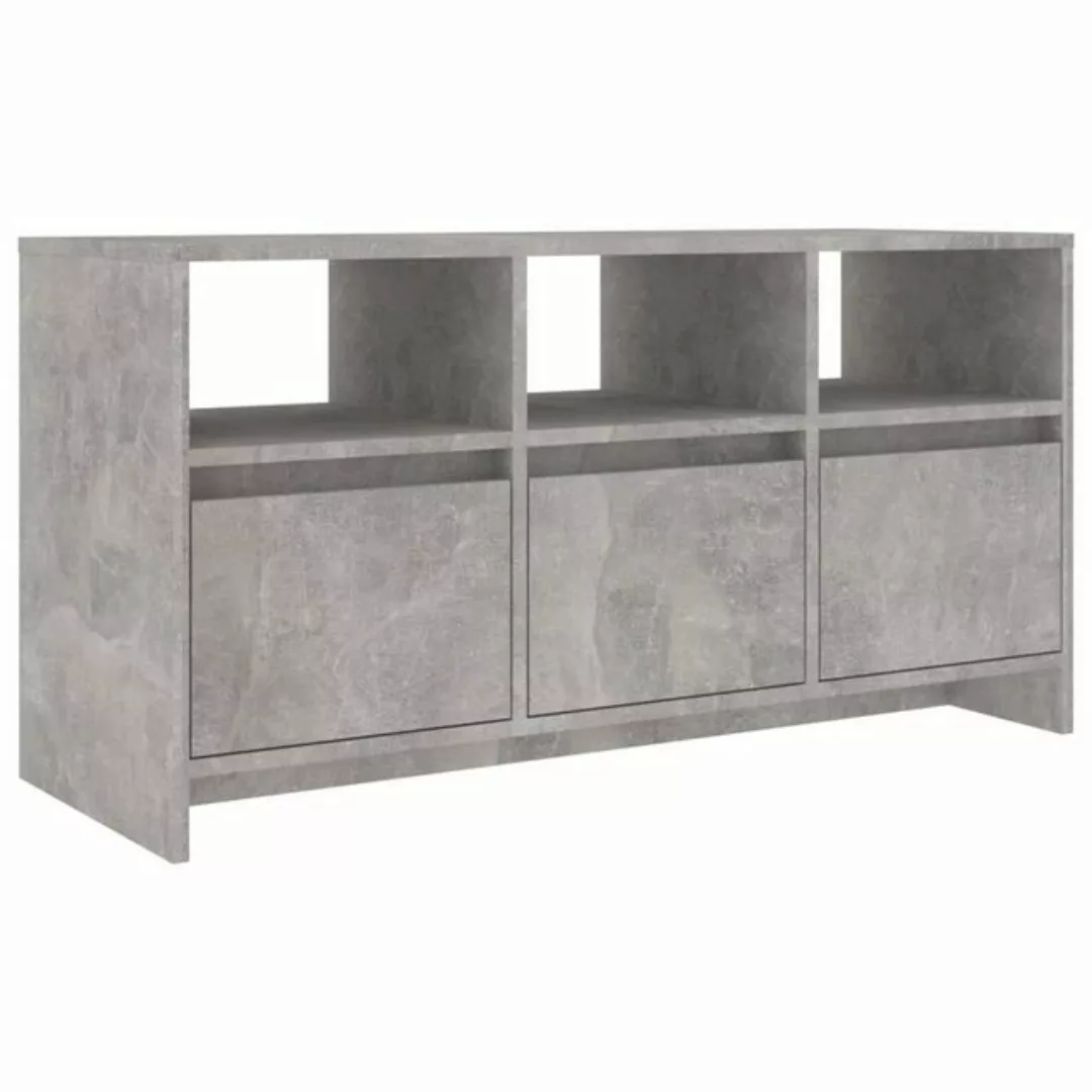 vidaXL TV-Schrank TV-Schrank Betongrau 102x37,5x52,5 cm Holzwerkstoff (1-St günstig online kaufen