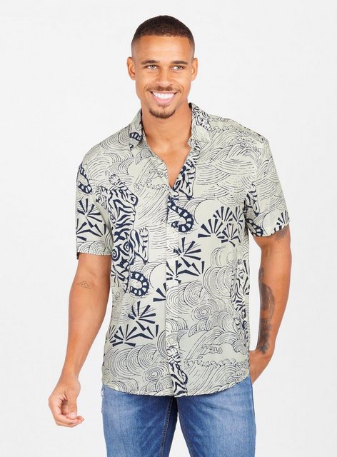 Key Largo Kurzarmhemd MSH RESORT 1/2 patterned (1-tlg) günstig online kaufen