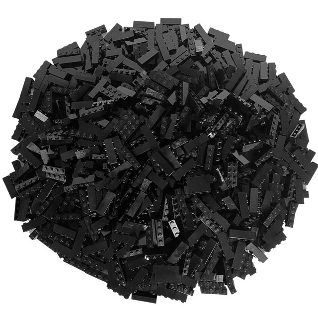 LEGO® Spielbausteine LEGO® 1x4 Steine Hochsteine Schwarz - 3010 NEU! Menge günstig online kaufen