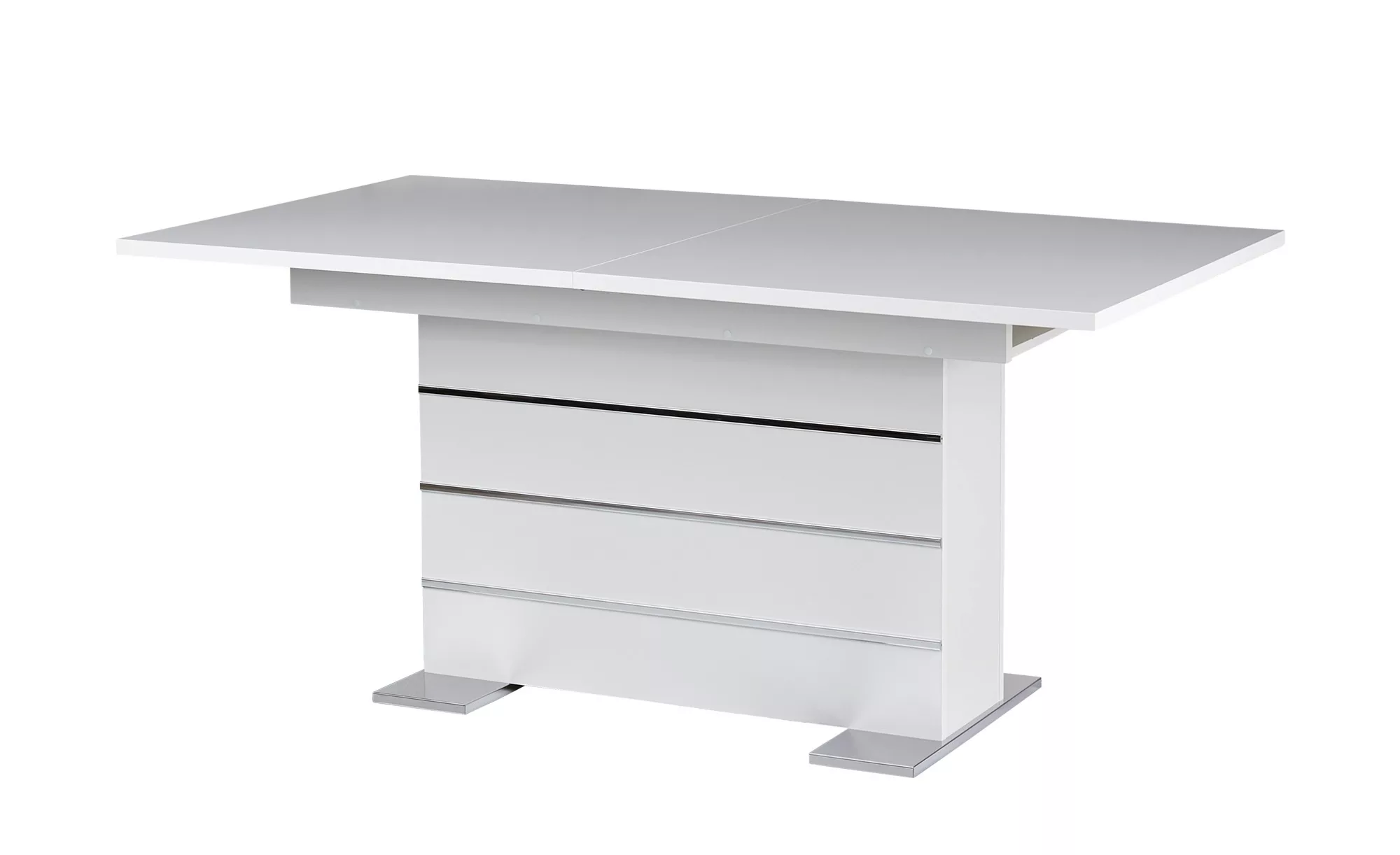 Esstisch ausziehbar - weiß - 90 cm - 75 cm - Tische > Esstische - Möbel Kra günstig online kaufen