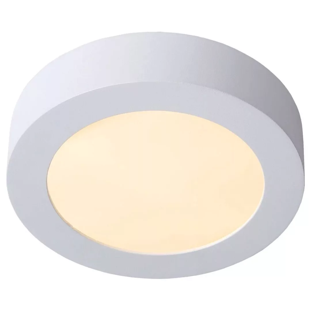 LED Deckenleuchte Brice in Weiß 11W 3000K 686lm IP44 180mm rund günstig online kaufen