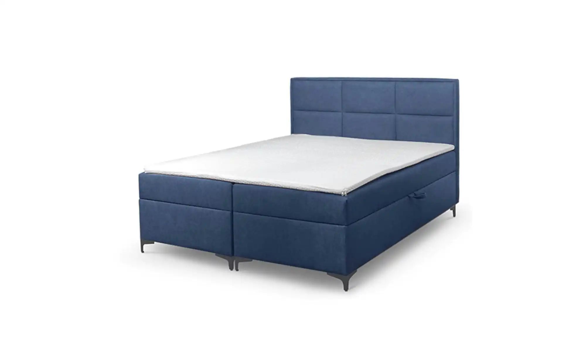 Boxbett mit Bettkasten Vaduz ¦ blau ¦ Maße (cm): B: 120 H: 110 Betten > Pol günstig online kaufen