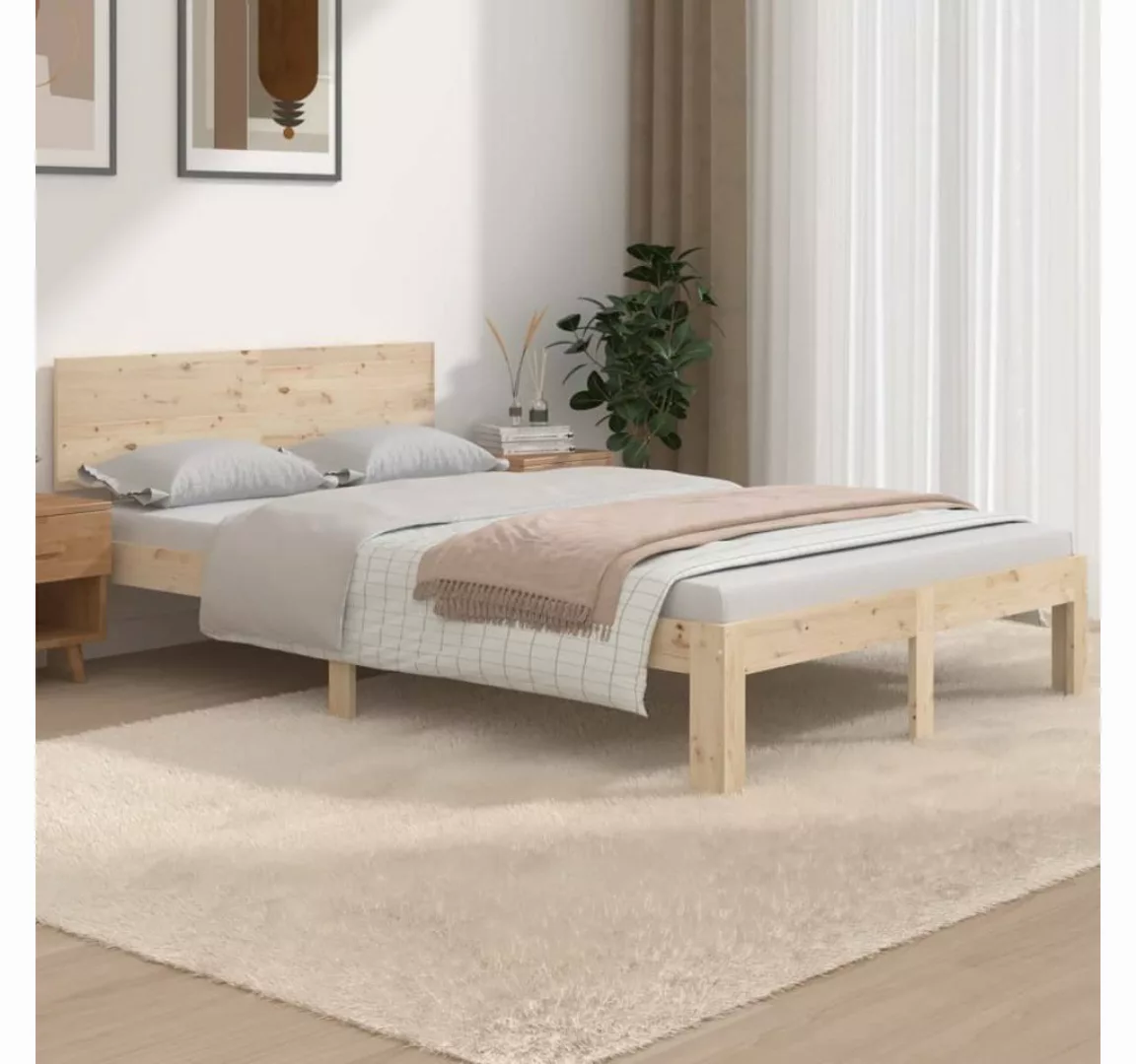 furnicato Bett Massivholzbett 120x190 cm günstig online kaufen