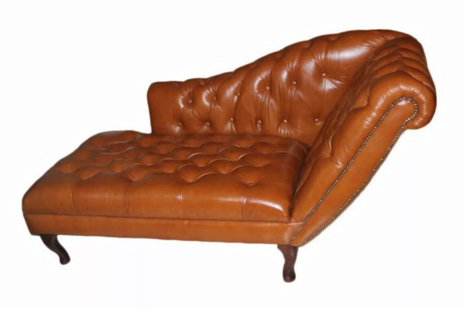 JVmoebel Chaiselongue Chesterfield Chaiselongues Liege Ottomane Sofa Kunstl günstig online kaufen