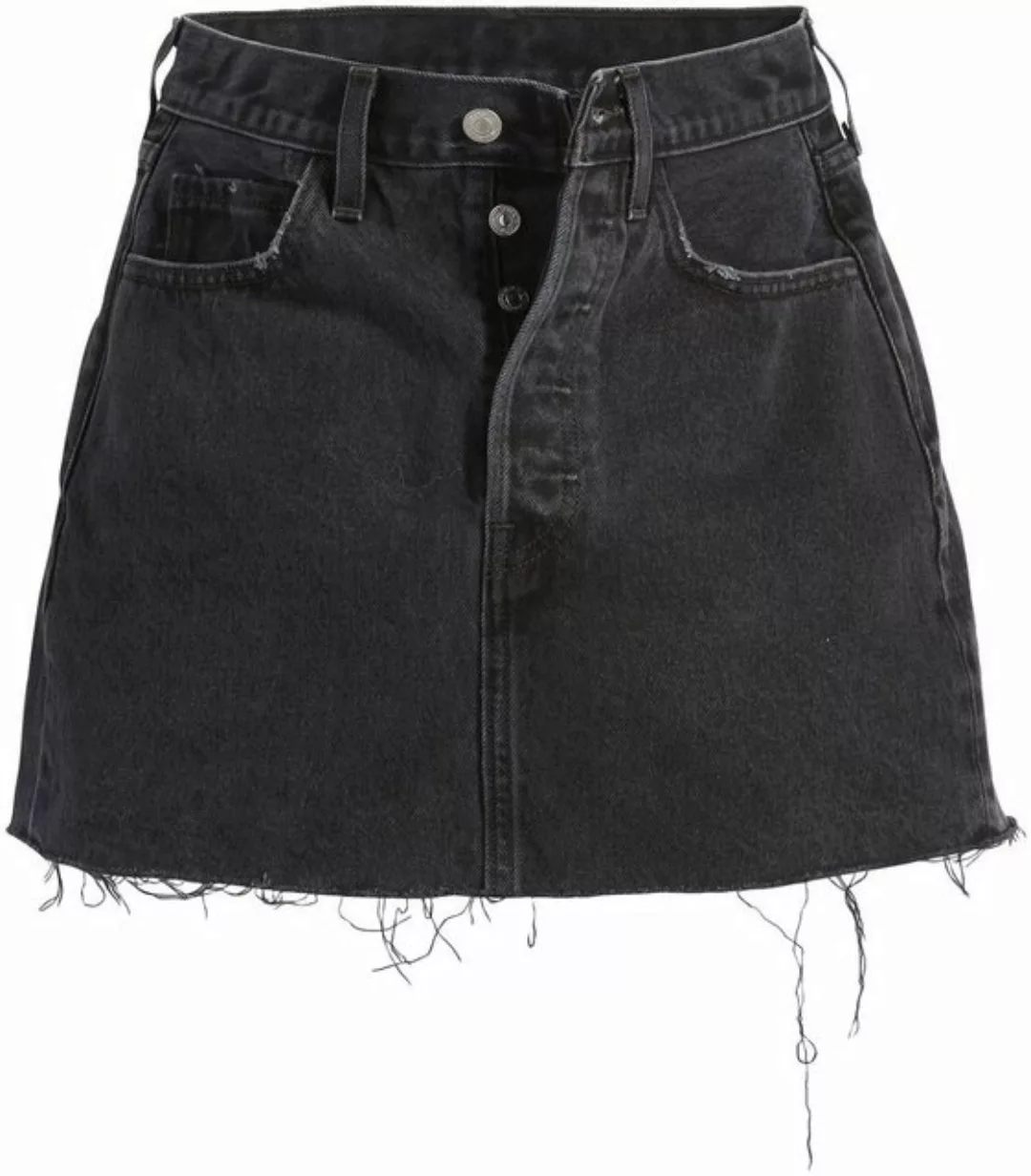 Levi's® Jeansrock ICON SKIRT mit Used-Effekten und ausgefransten Kanten günstig online kaufen