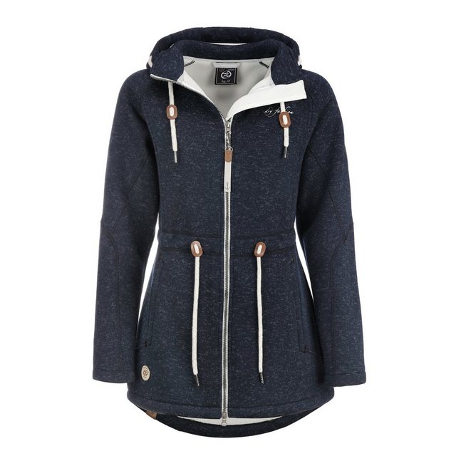 Dry Fashion Wollmantel Damen Fleece-Mantel St. Peter-Ording - Wärmende Flee günstig online kaufen