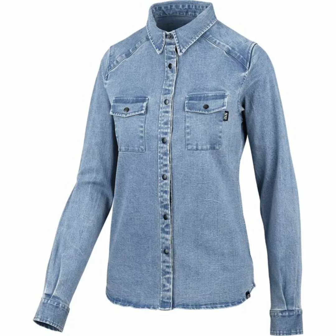 IXS Funktionshemd Carve Digger Organic Denim Women Shirt - Washed Blue (1-t günstig online kaufen