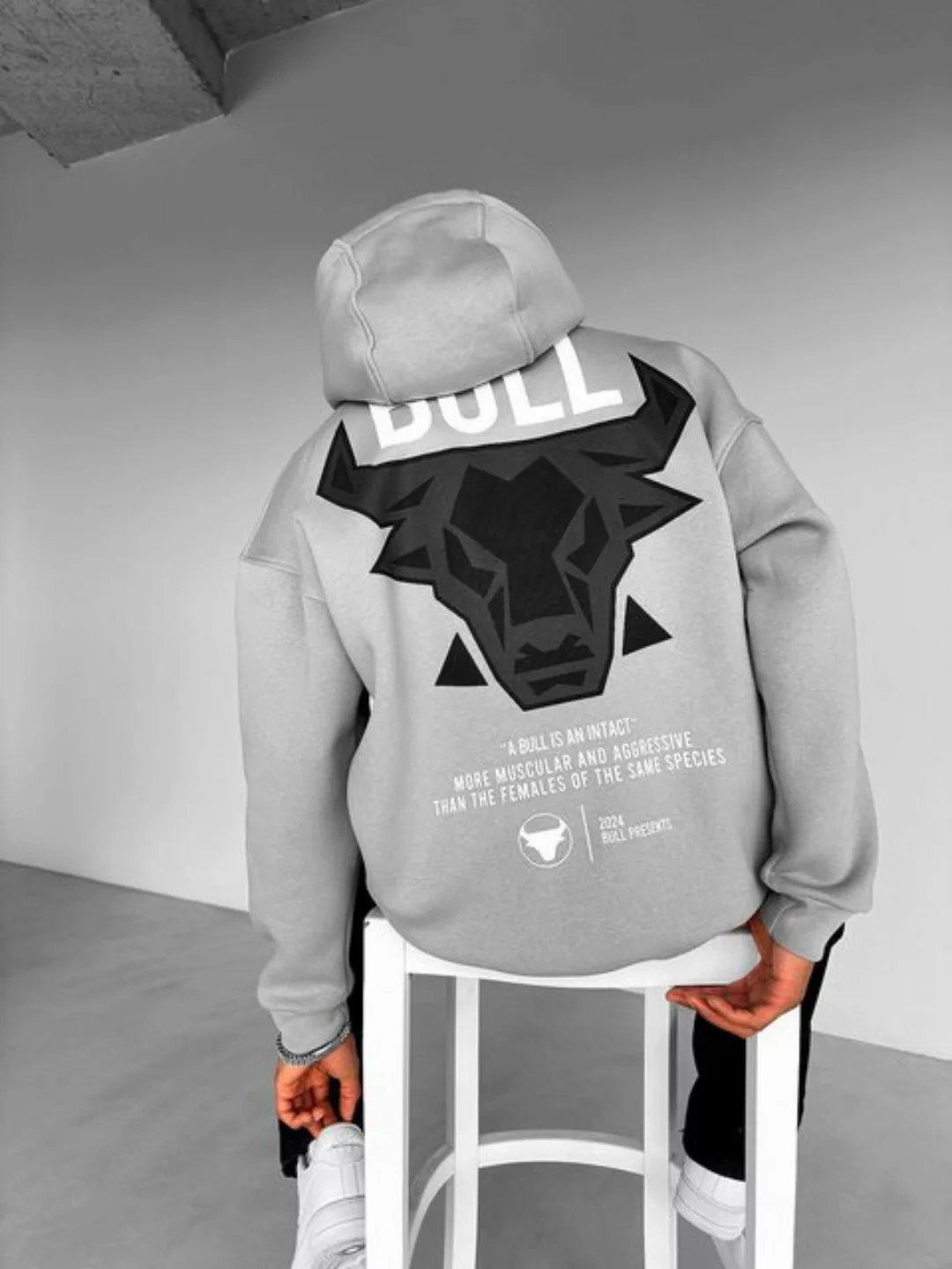 Abluka Hoodie OVERSIZE BULL FLEECE HOODIE günstig online kaufen