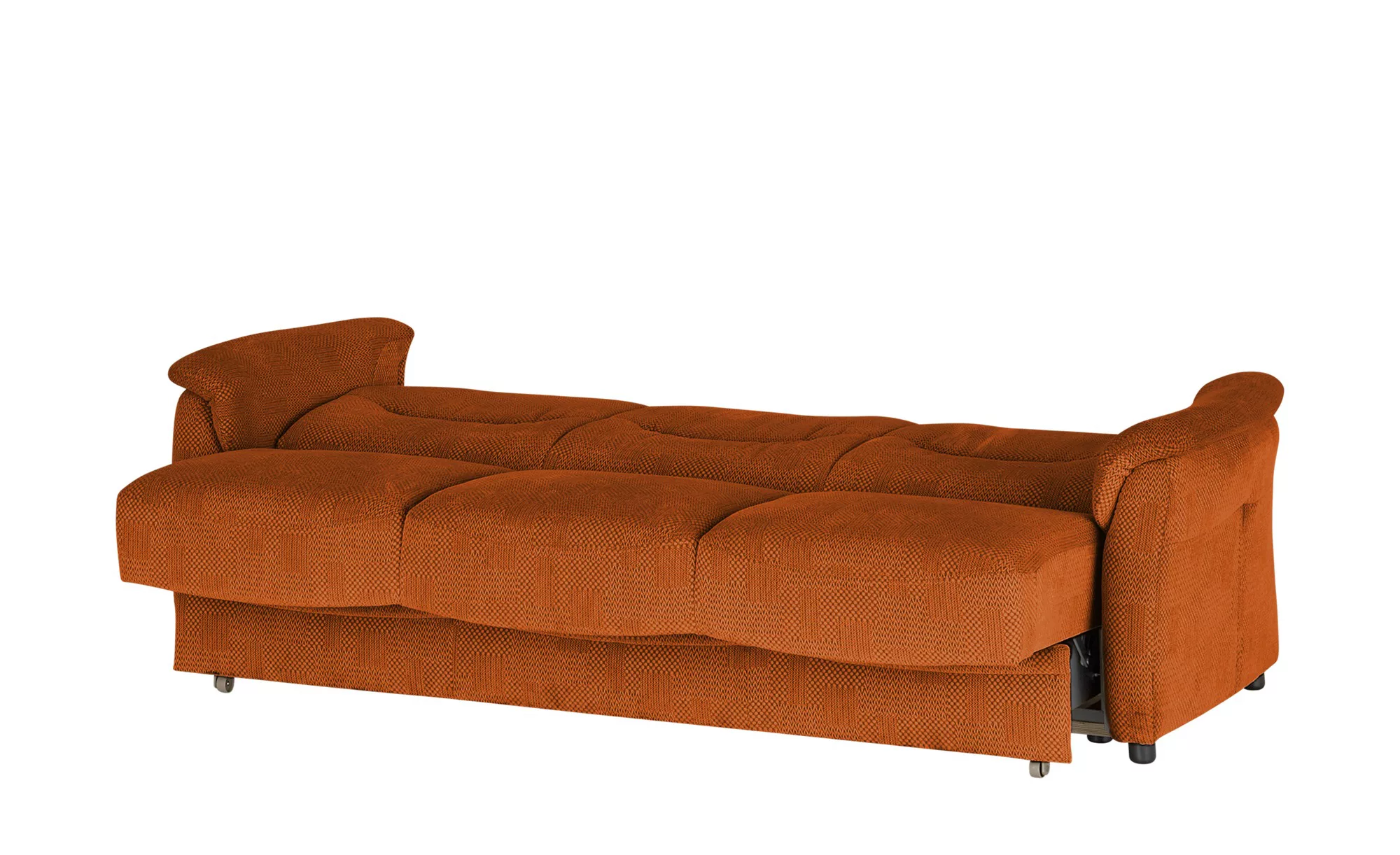 Polstermöbel Oelsa Schlafsofa  Sarah ¦ orange ¦ Maße (cm): B: 223 H: 100 T: günstig online kaufen