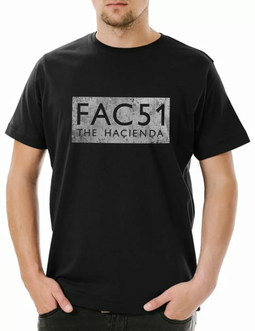 Urban Backwoods Print-Shirt Fac 51 The Hacienda 2 Herren T-Shirt Club Facto günstig online kaufen