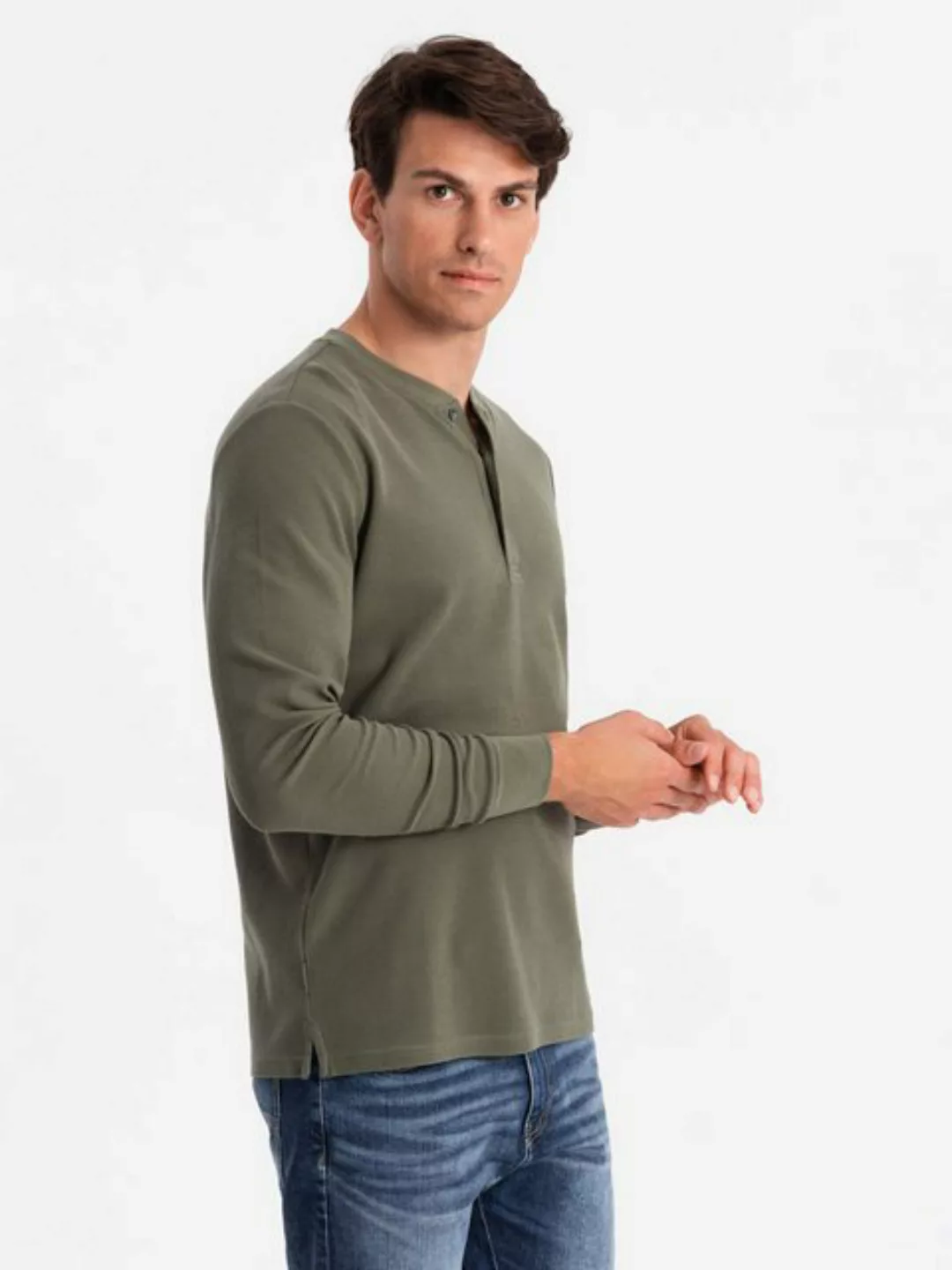 OMBRE Longsleeve Casual Longsleeve günstig online kaufen