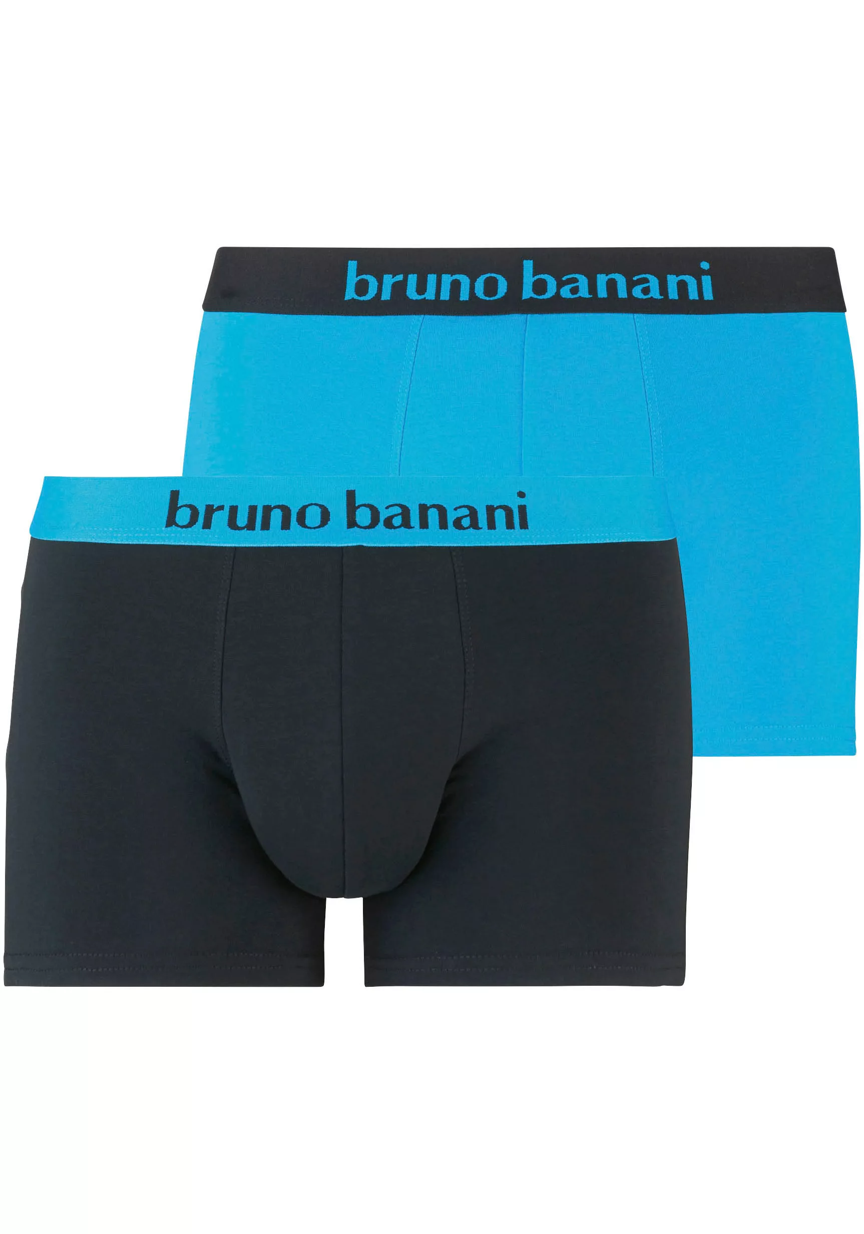 Bruno Banani Boxer, (2er Pack), mit kontrastreichem Logobund günstig online kaufen