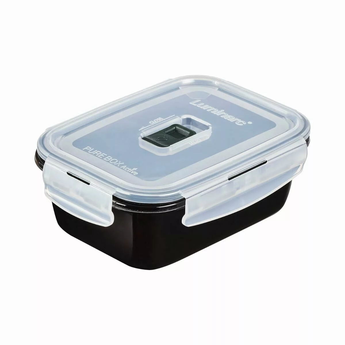 Lunchbox Hermetisch Luminarc Pure Box Schwarz 820 Ml Glas (6 Stück) günstig online kaufen