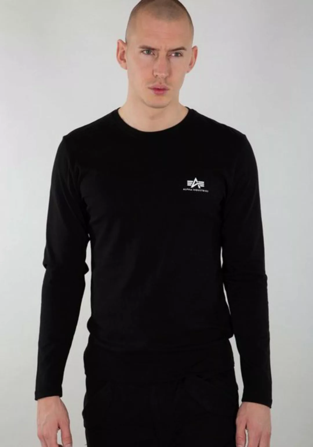 Alpha Industries Longsleeve "Alpha Industries Men - Longsleeves Back Print günstig online kaufen