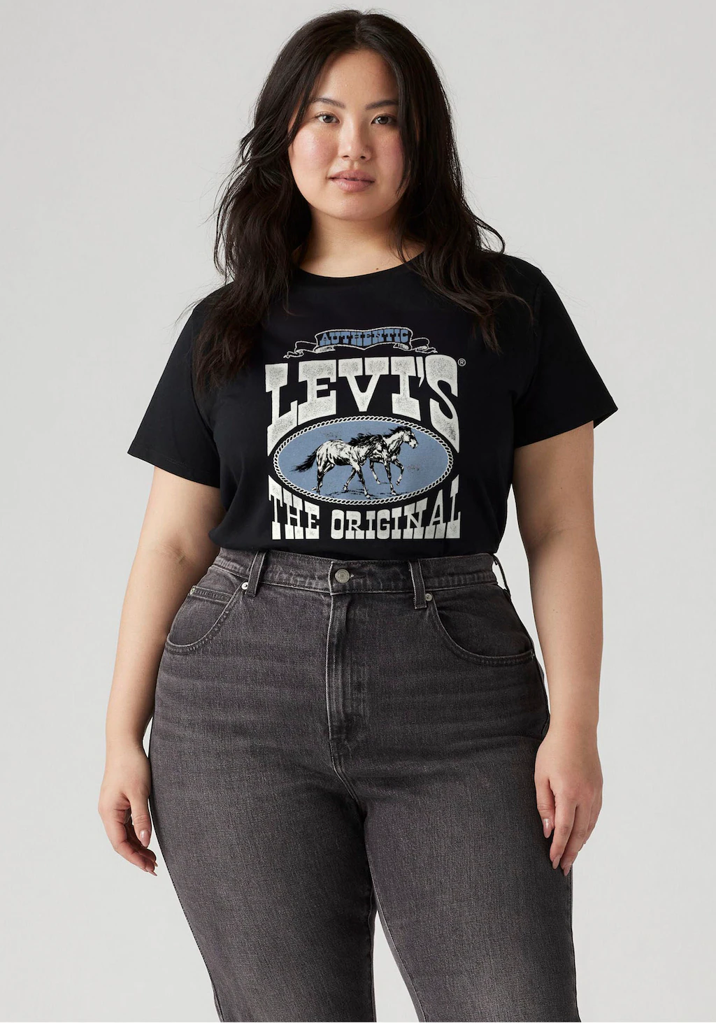 Levis Plus T-Shirt "PL PERFECT TEE", mit Logodruck günstig online kaufen