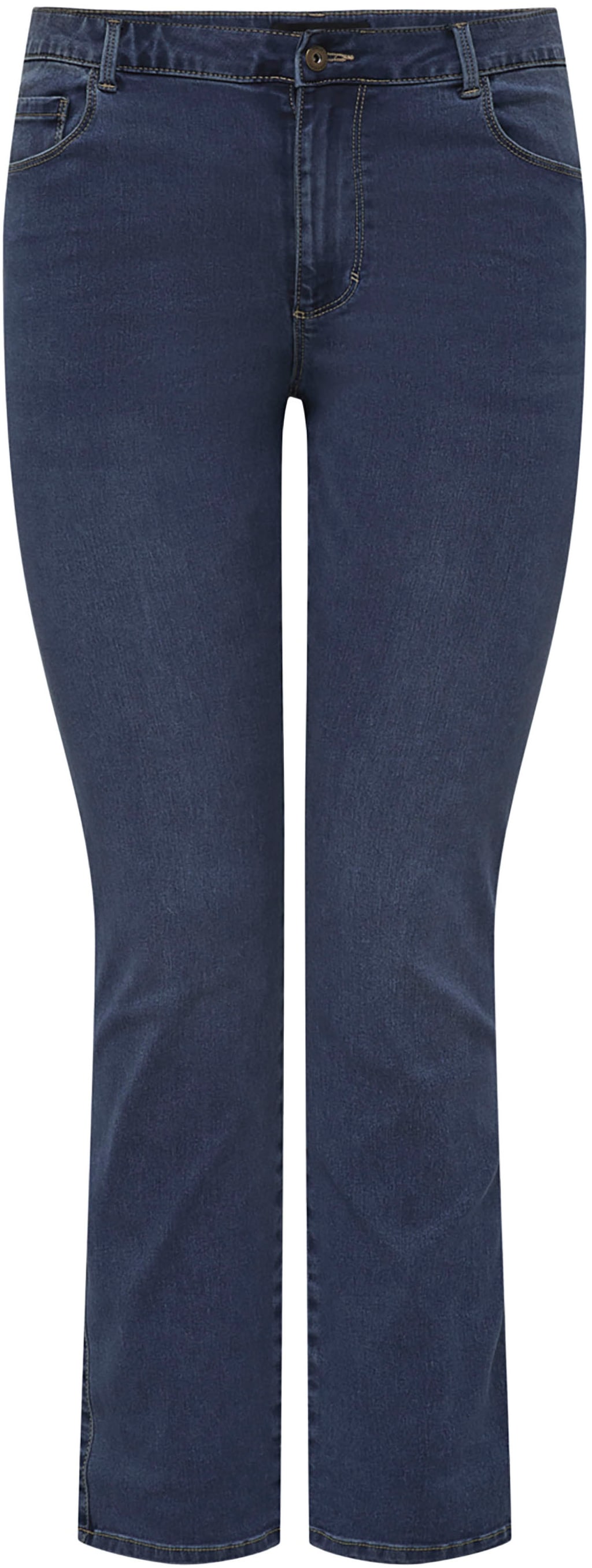Carmakoma by Only Damen Jeans CARAUGUSTA - Regular Fit - Blau - Medium Blue günstig online kaufen