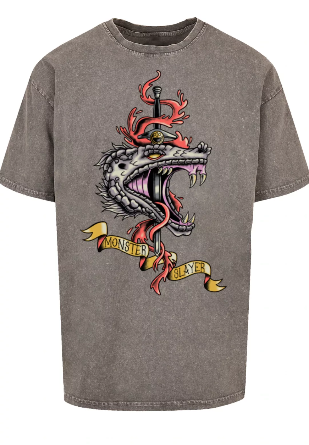 F4NT4STIC T-Shirt "The Witcher Monster Slayer Tattoo Netflix", Premium Qual günstig online kaufen