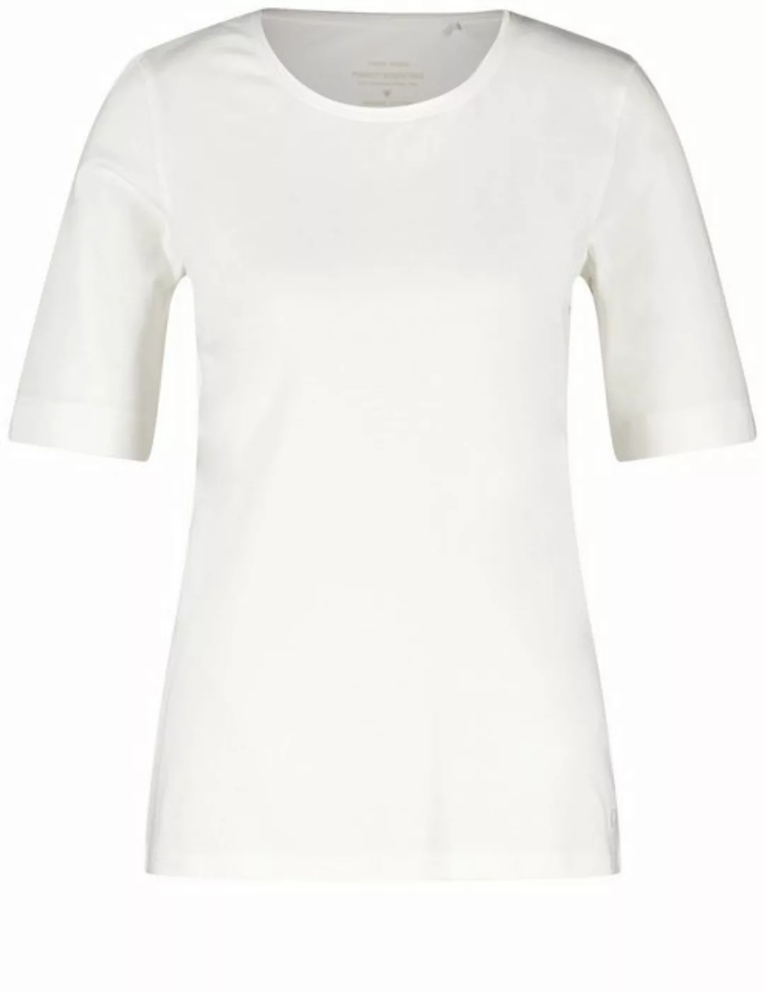 GERRY WEBER Kurzarmshirt T-Shirt mit Satinblende günstig online kaufen