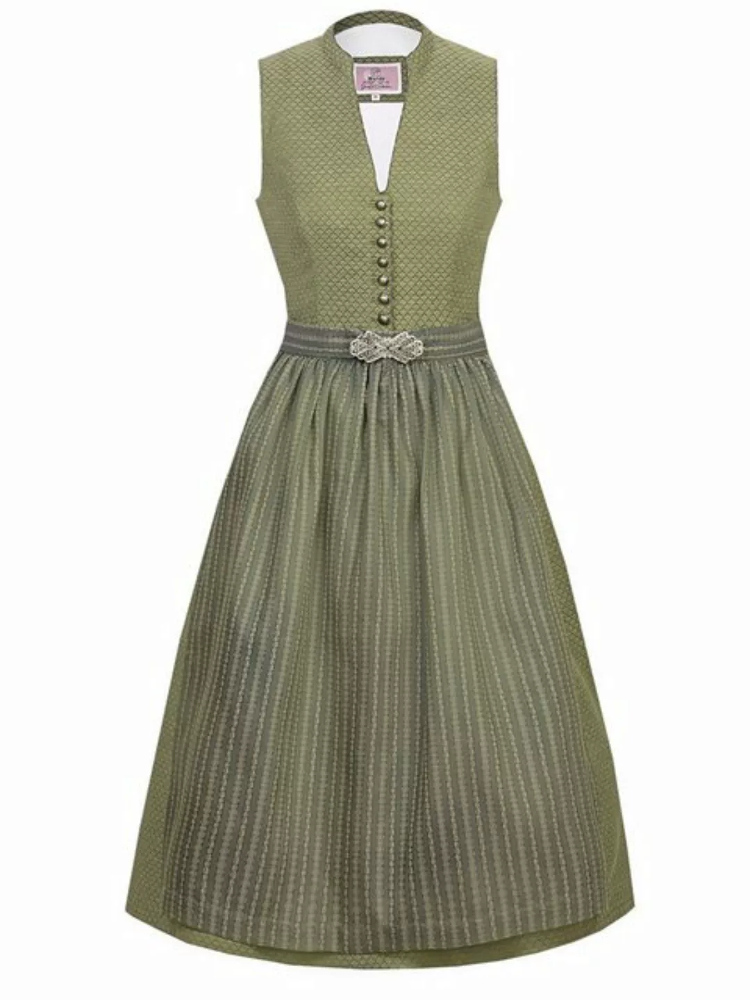 MarJo Trachtenkleid Midi Dirndl 2tlg. 70cm JOHANNA moos günstig online kaufen