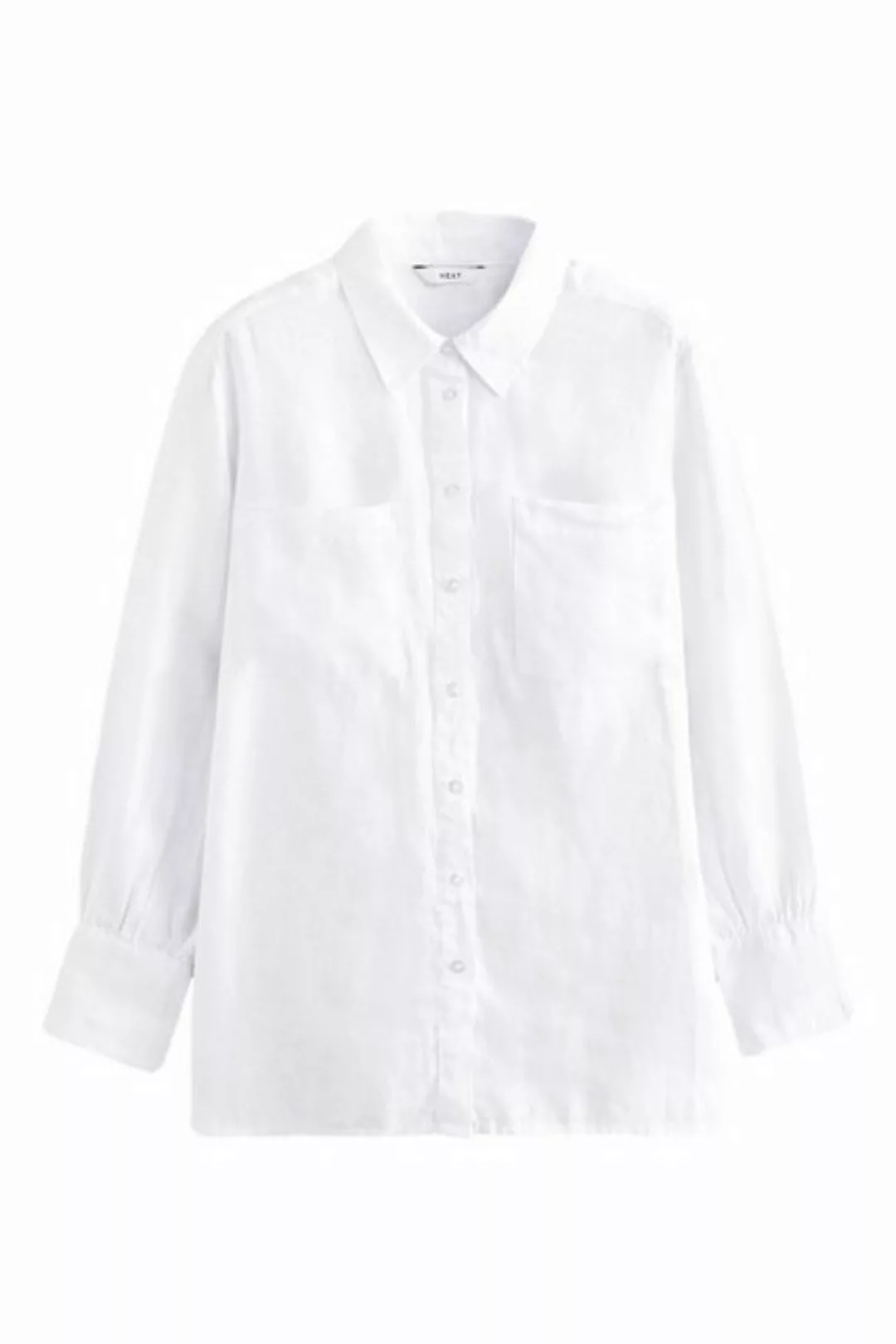 Next Langarmbluse Langärmeliges Hemd aus 100 % Leinen (1-tlg) günstig online kaufen
