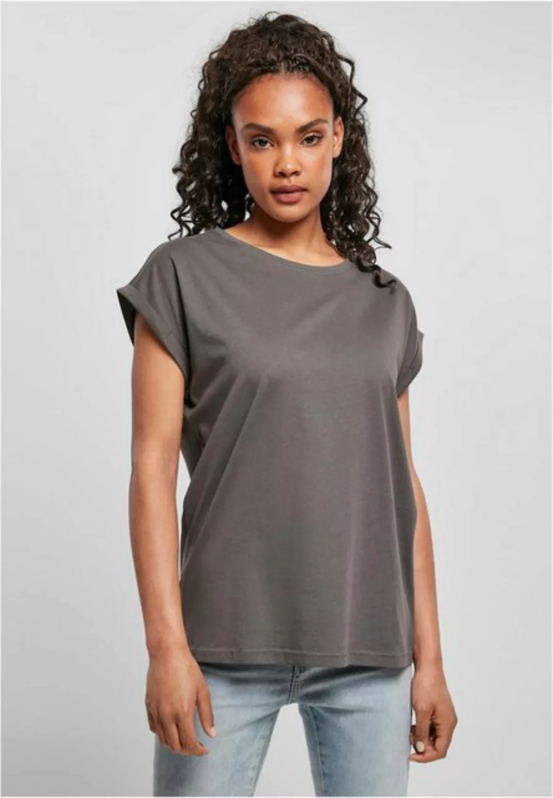 URBAN CLASSICS T-Shirt TB771 - Ladies Extended Shoulder Tee darkshadow 3XL günstig online kaufen