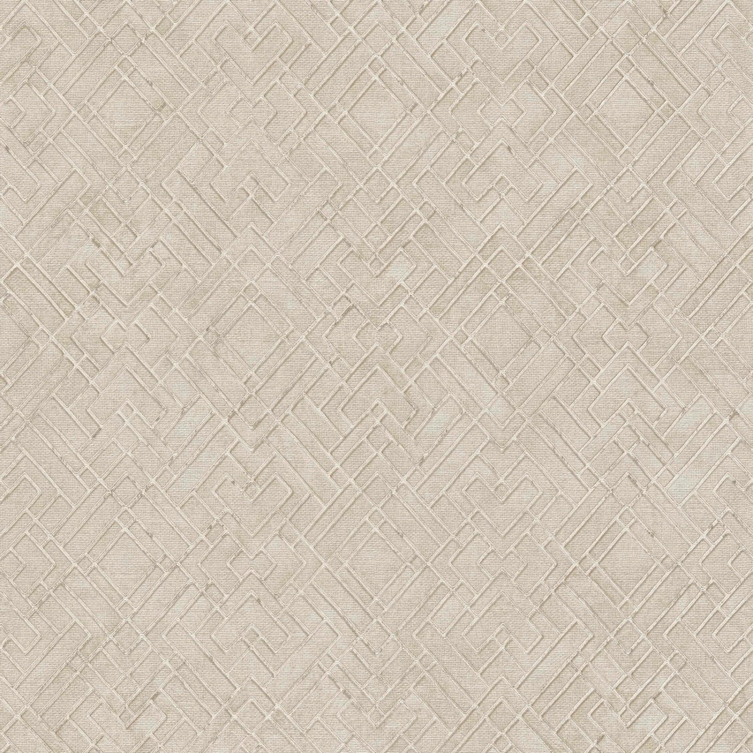 Bricoflor Tapete Geometrisch Gold Beige Ideal für Wohnzimmer und Esszimmer günstig online kaufen