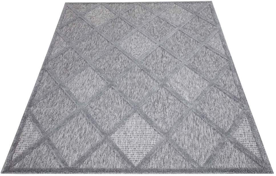 Carpet City Teppich »In-& Outdoorteppich Santorini 450, 3D-Effekt, Gestreif günstig online kaufen
