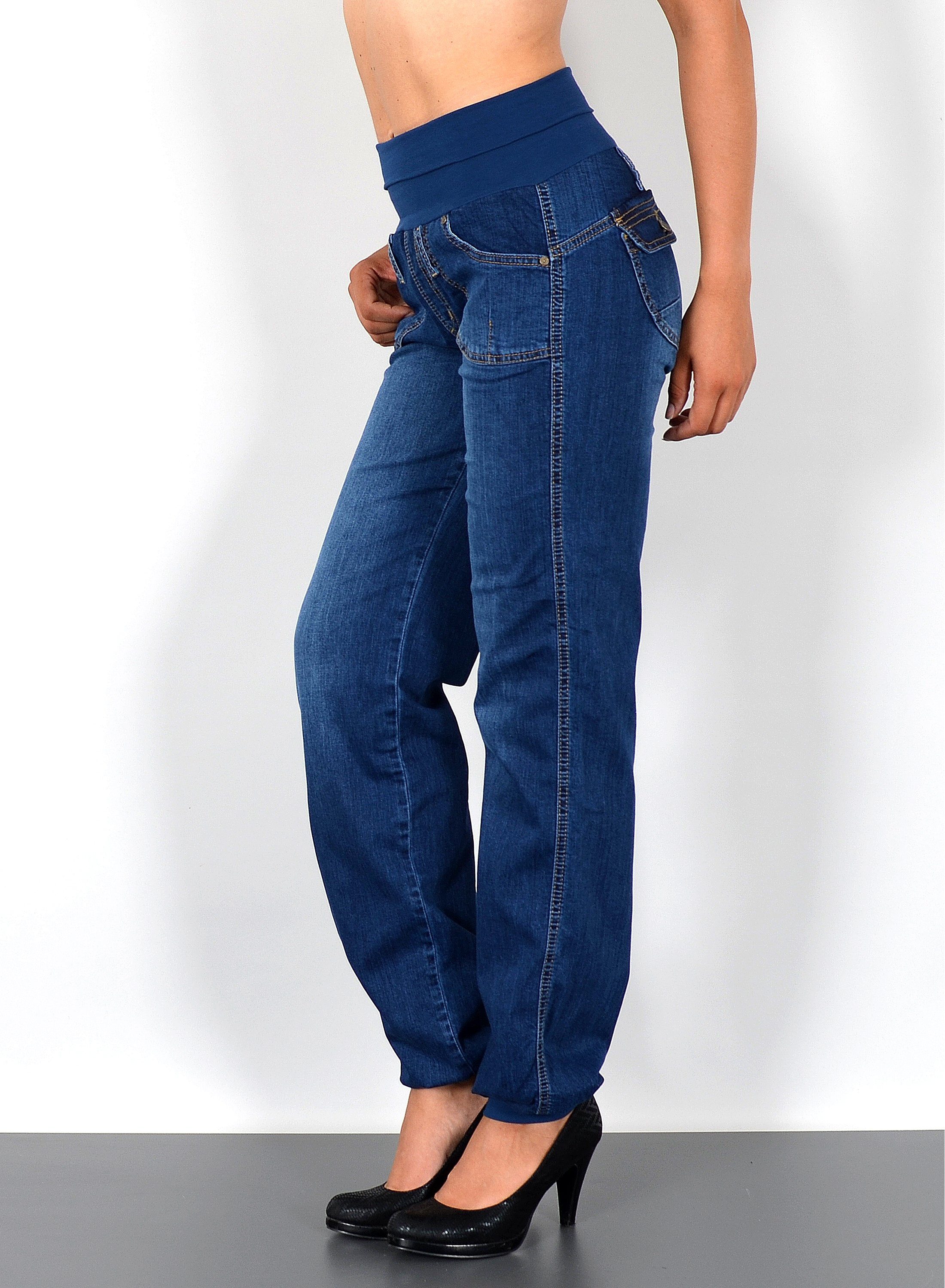 ESRA Pumphose Damen Jeanshose Pumphose hohe günstig online kaufen