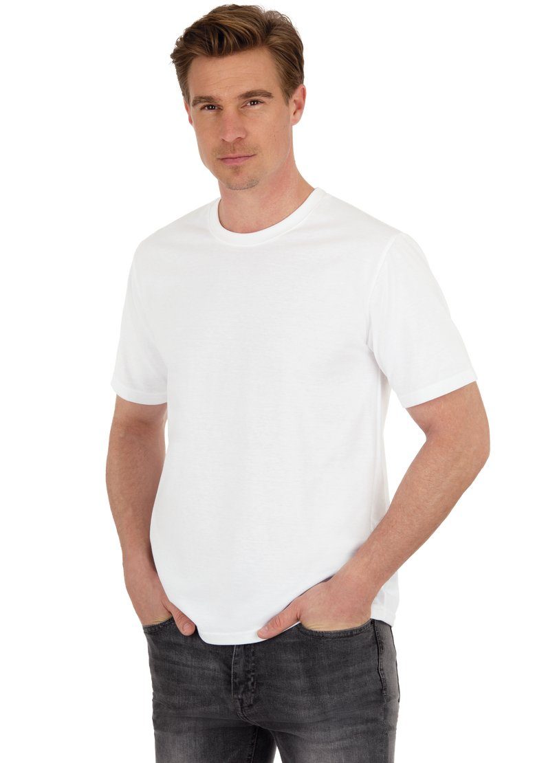 Trigema T-Shirt "TRIGEMA T-Shirt aus 100% Baumwolle", (1 tlg.) günstig online kaufen