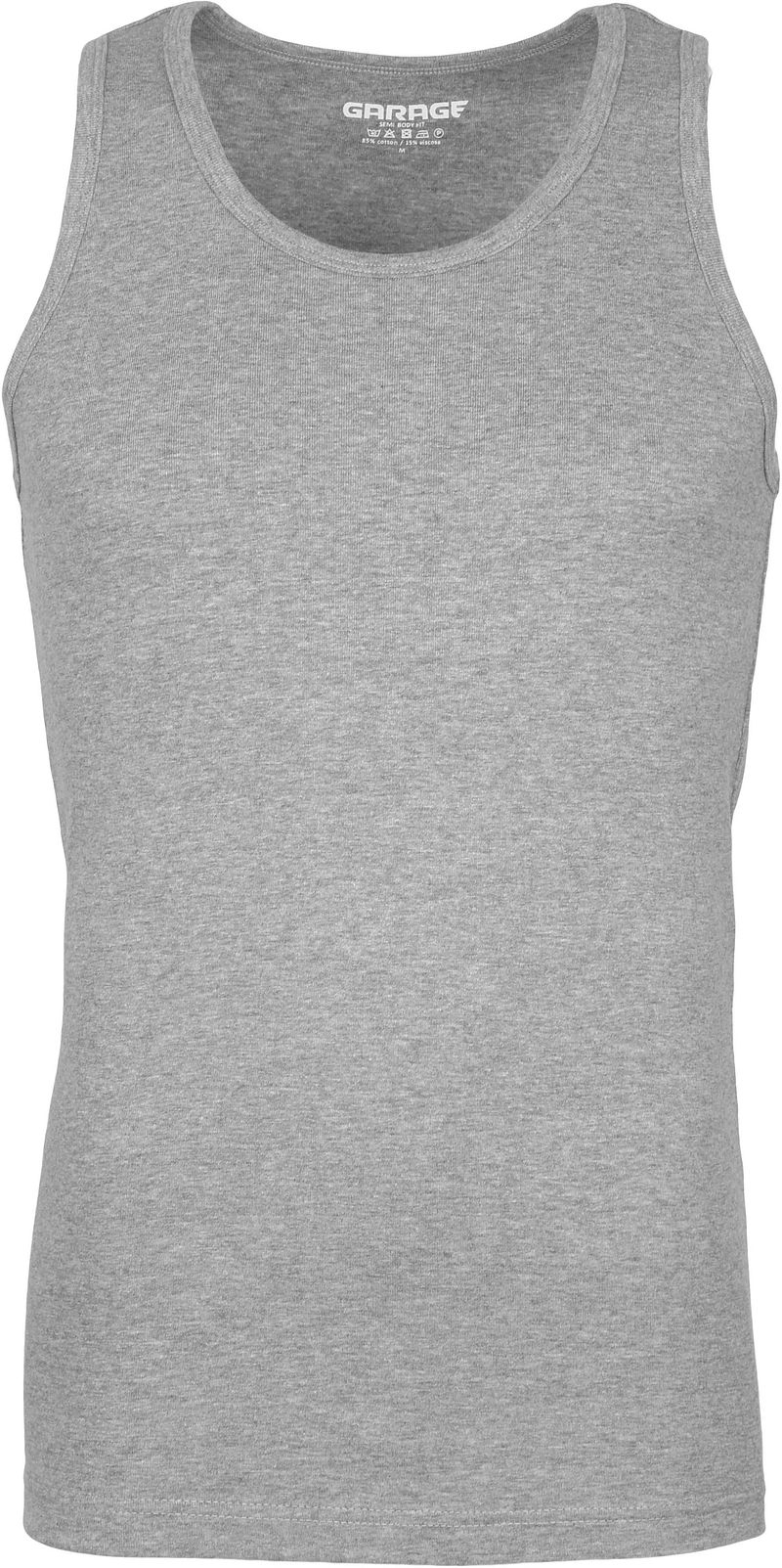 Garage Stretch Basic Singlet Grau - Größe XL günstig online kaufen