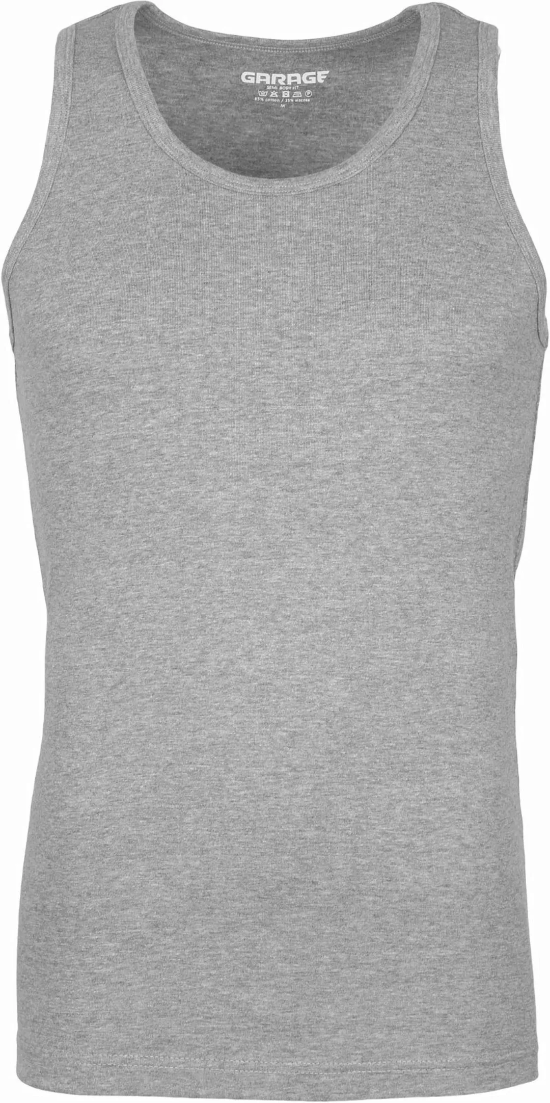 Garage Stretch Basic Singlet Grau - Größe XXL günstig online kaufen