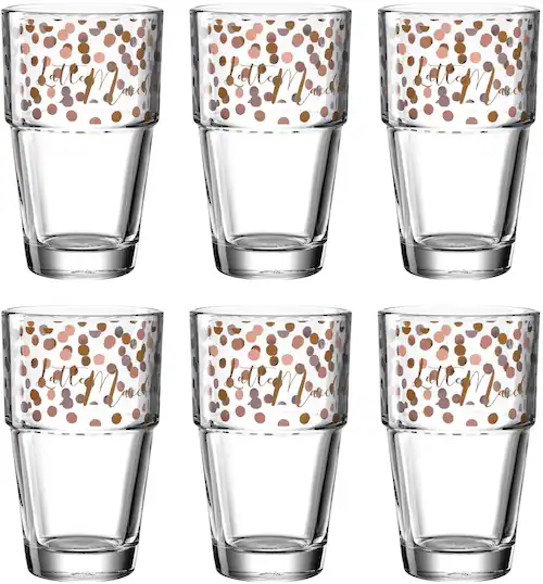 LEONARDO Latte-Macchiato-Glas »Gläser-Set SOLO, mit Latte Macchiato-Schrift günstig online kaufen