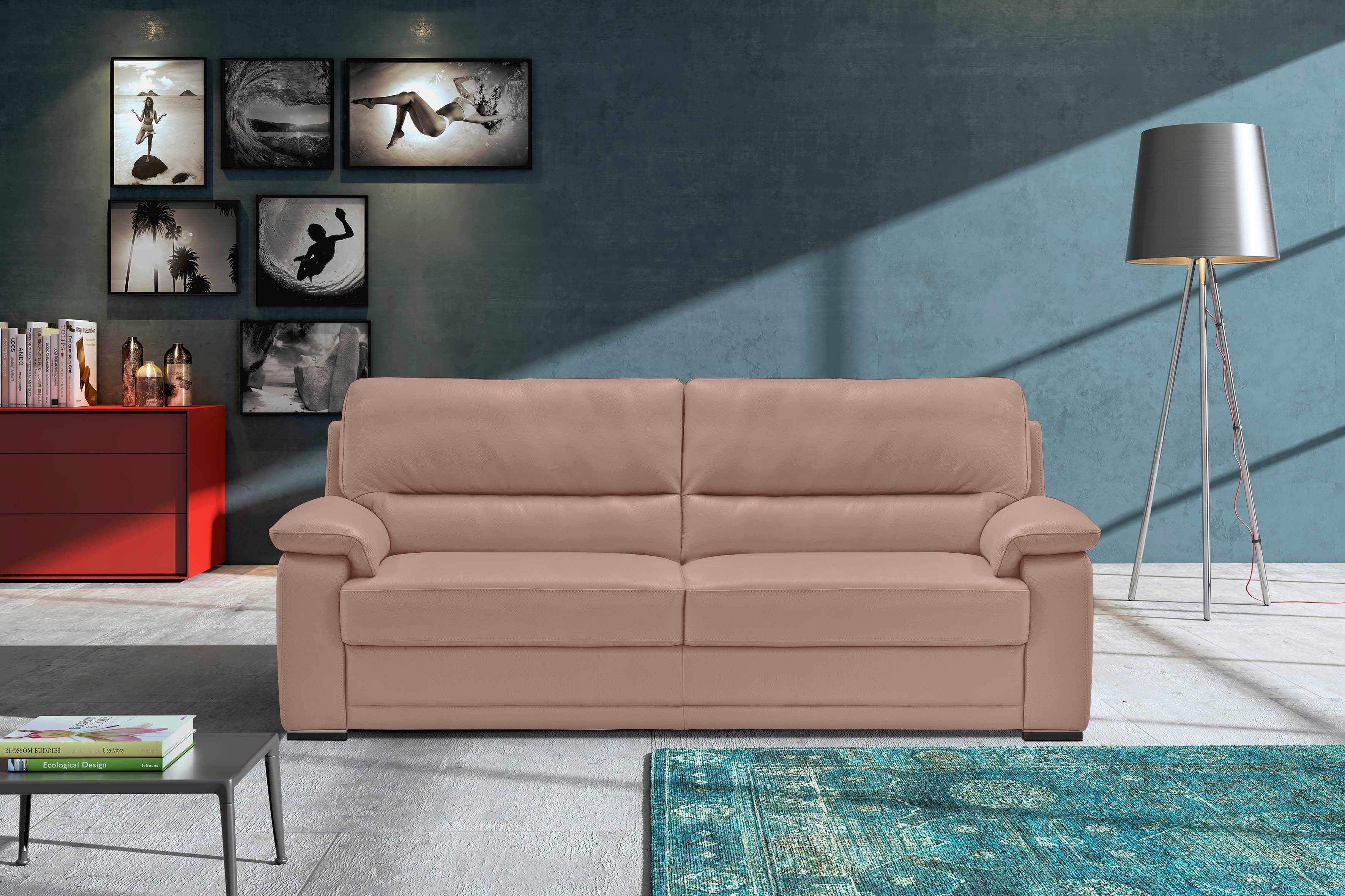 Egoitaliano 2,5-Sitzer Doris, modernes Designersofa, Ledersofa günstig online kaufen