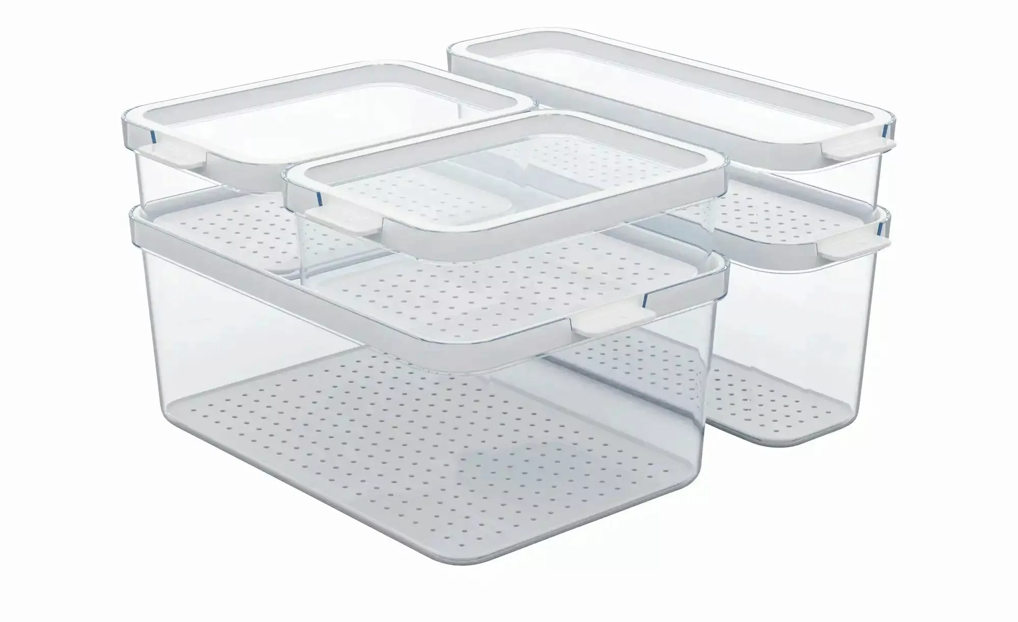 Rotho Kühlschrankorganizer-Set  Cauma ¦ transparent/klar ¦ Kunststoff ¦ Maß günstig online kaufen