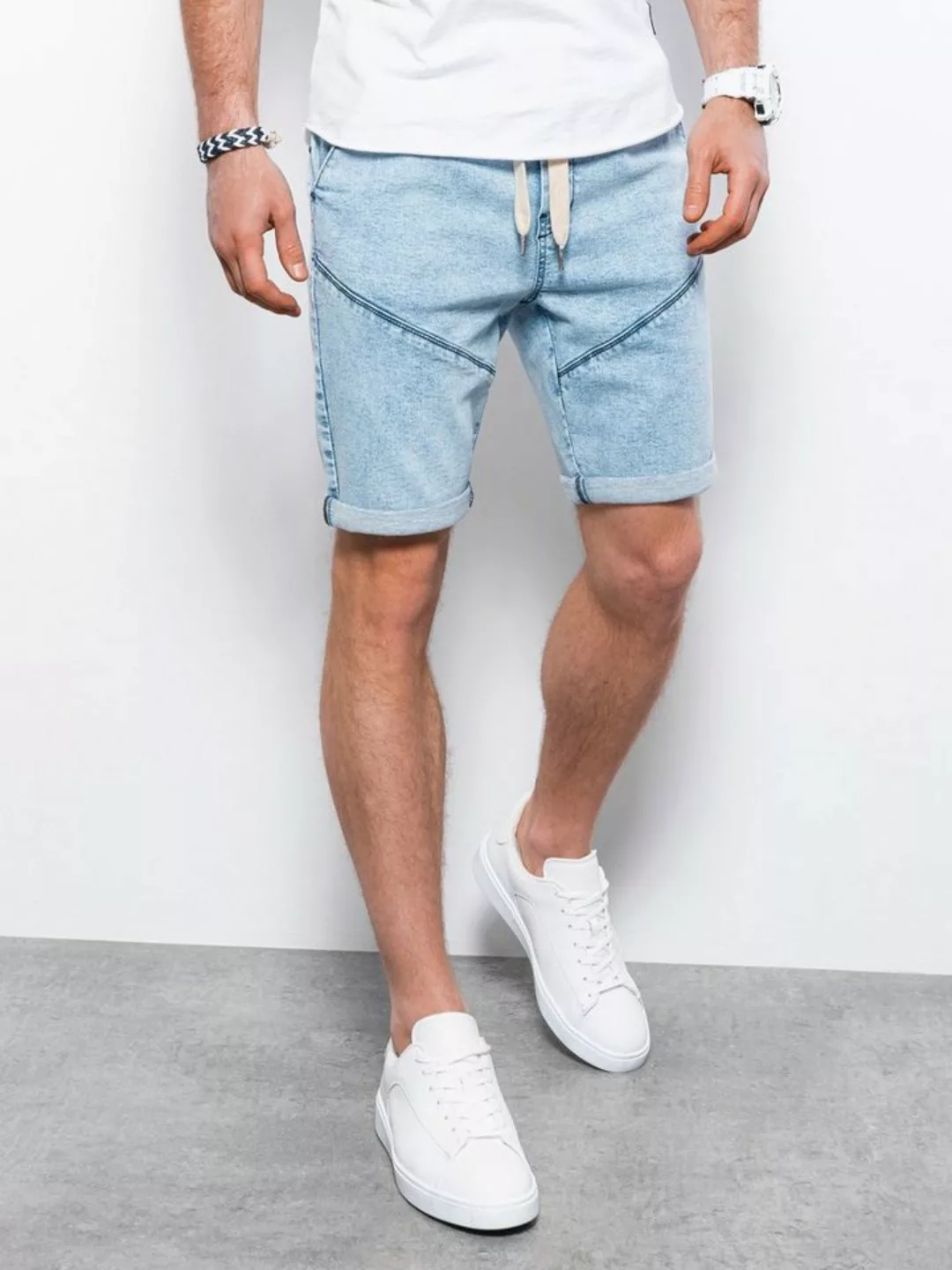 OMBRE Shorts Ombre Denim-Shorts für Männer - leichte Jeans W361 S günstig online kaufen