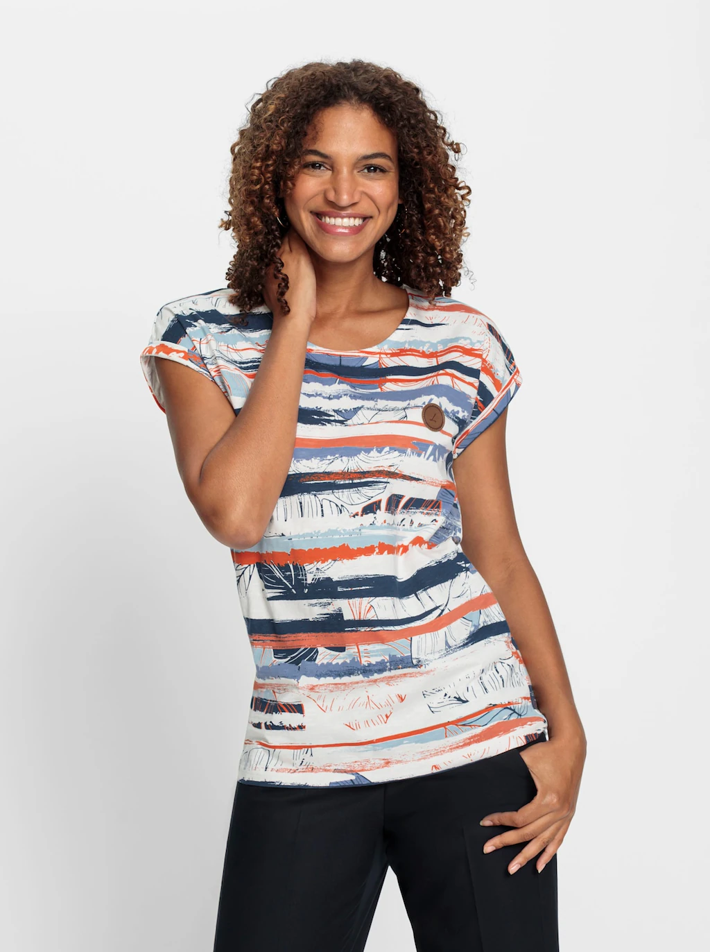 Casual Looks Print-Shirt "Print-Shirt" günstig online kaufen