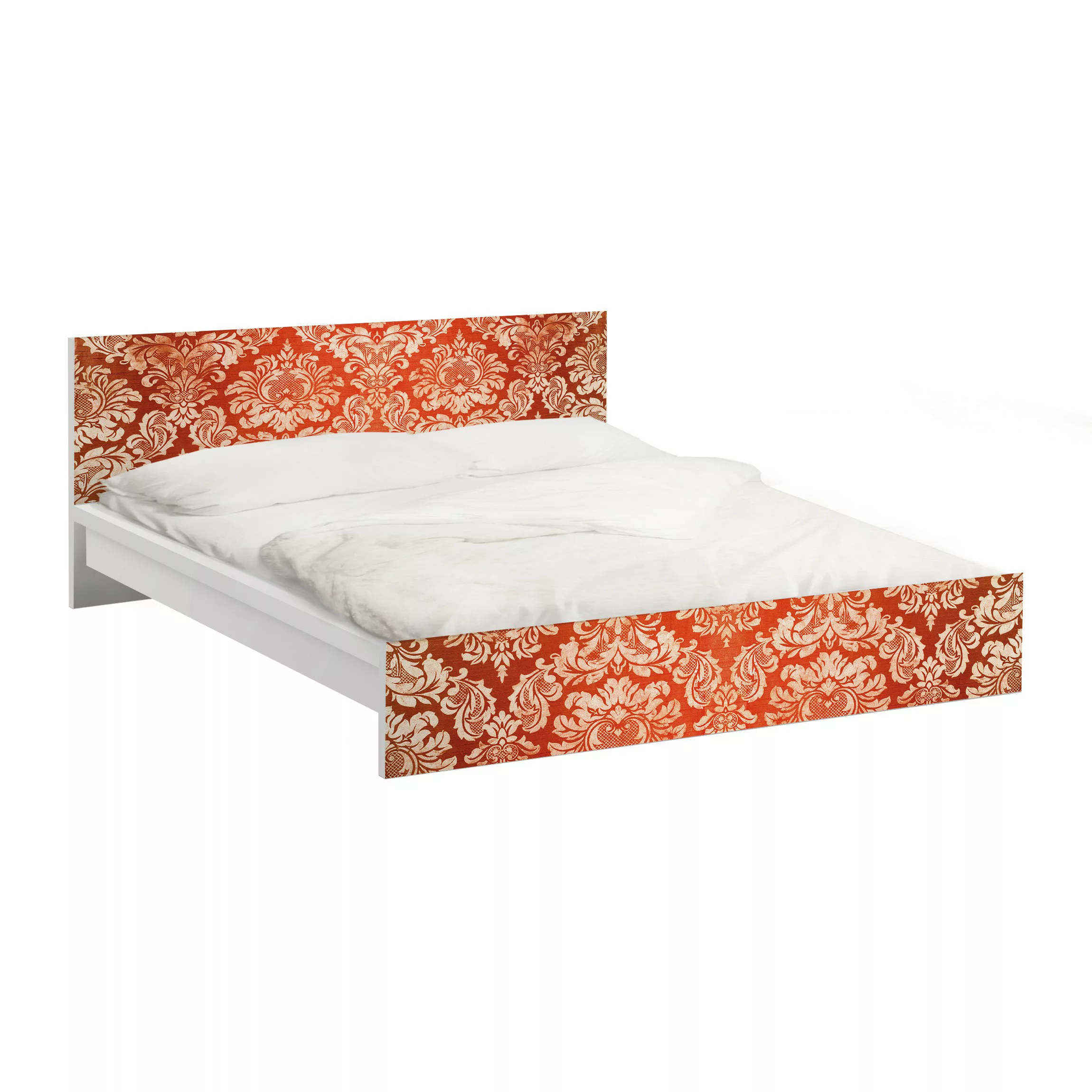 Möbelfolie für IKEA Malm Bett 140 cm Breite Barocktapete günstig online kaufen