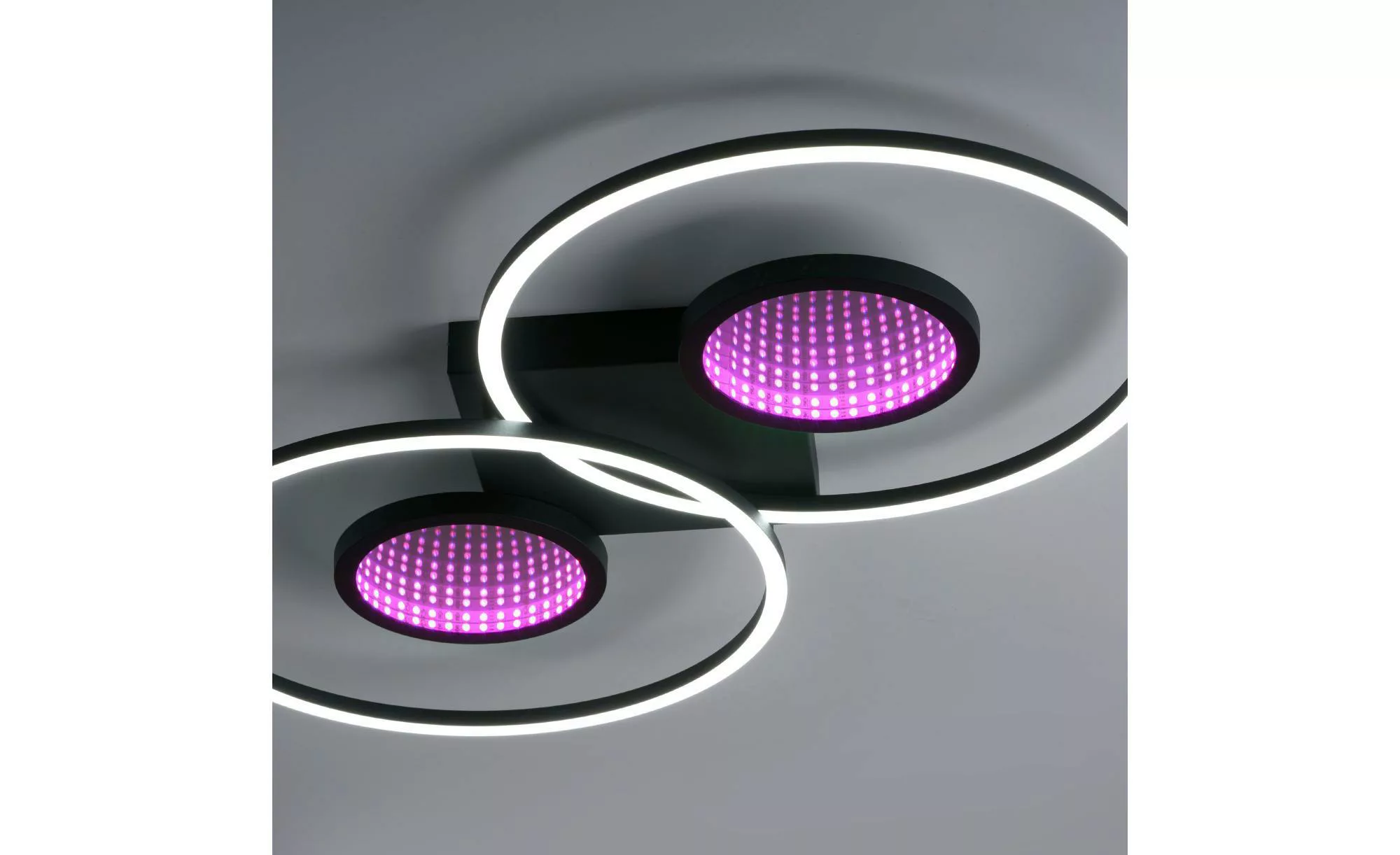 LED-Deckenlampe Tunel mit Fernbedienung, CCT, RGB günstig online kaufen