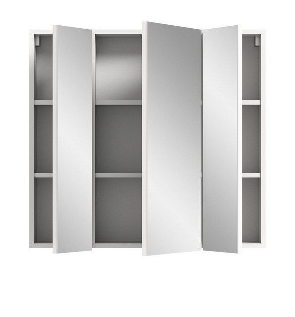 Inn.Furn Badezimmerspiegelschrank Larik (Bad Spiegel in weiß, 3-türig, 82 x günstig online kaufen